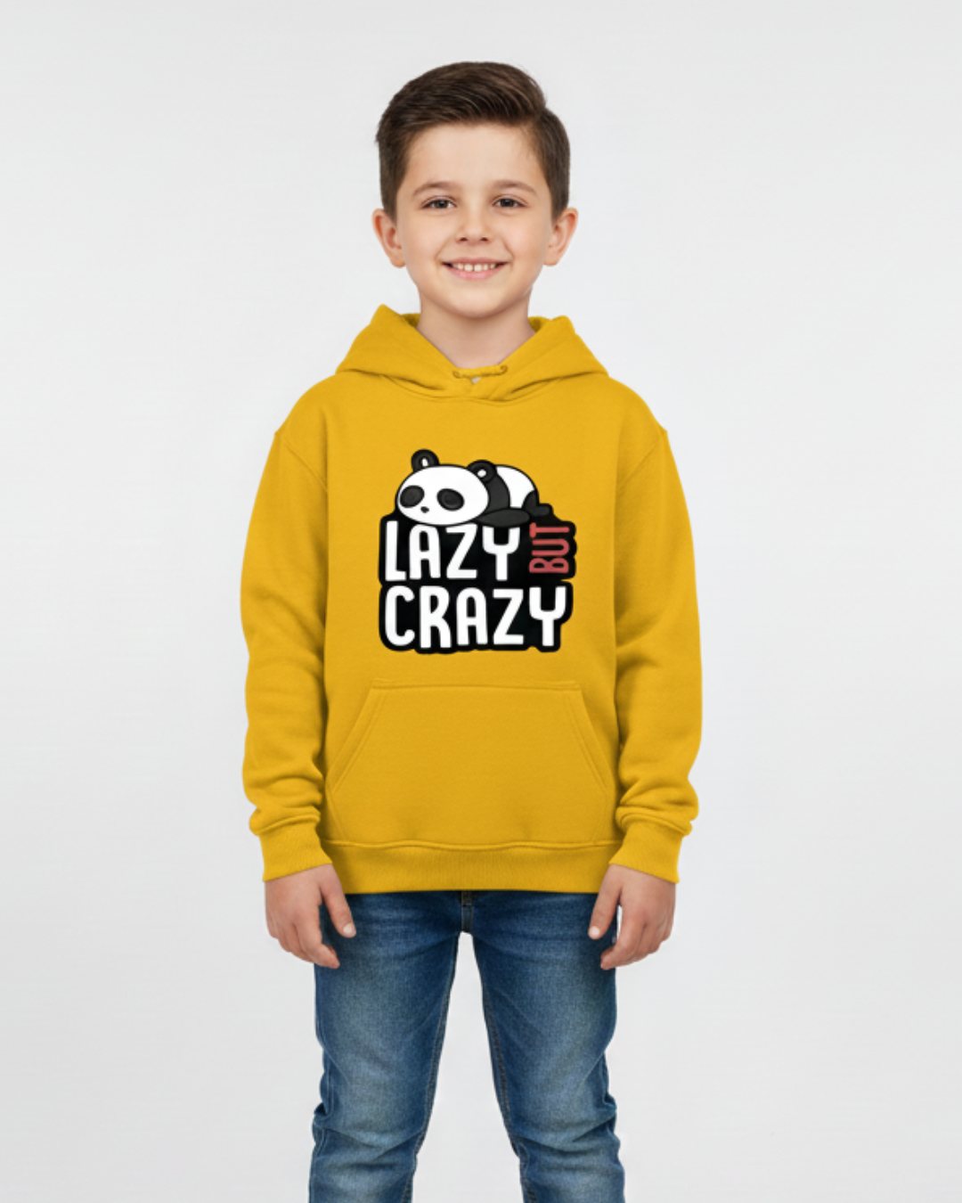 Lazy Panda Boys Hoodie