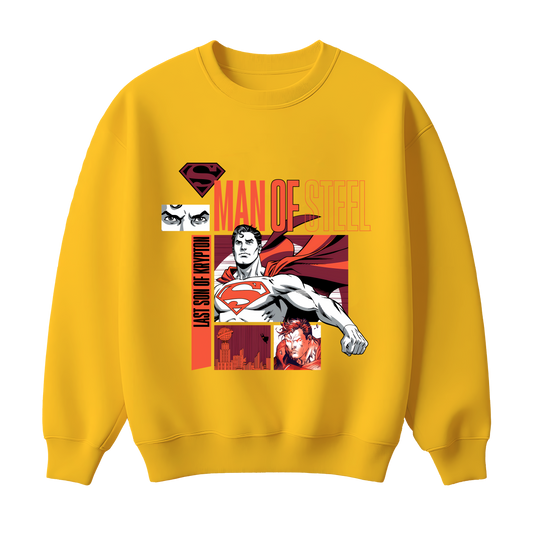 Superman Man of Steel Kids Sweatshirt