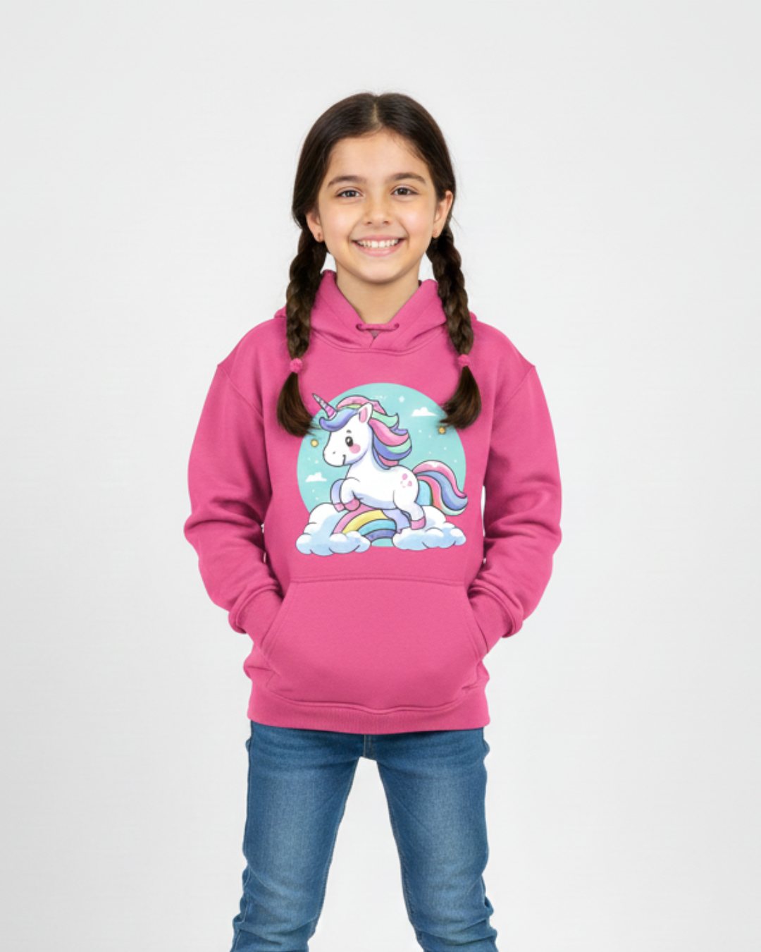Unicorn Premium Hoodie for Girls