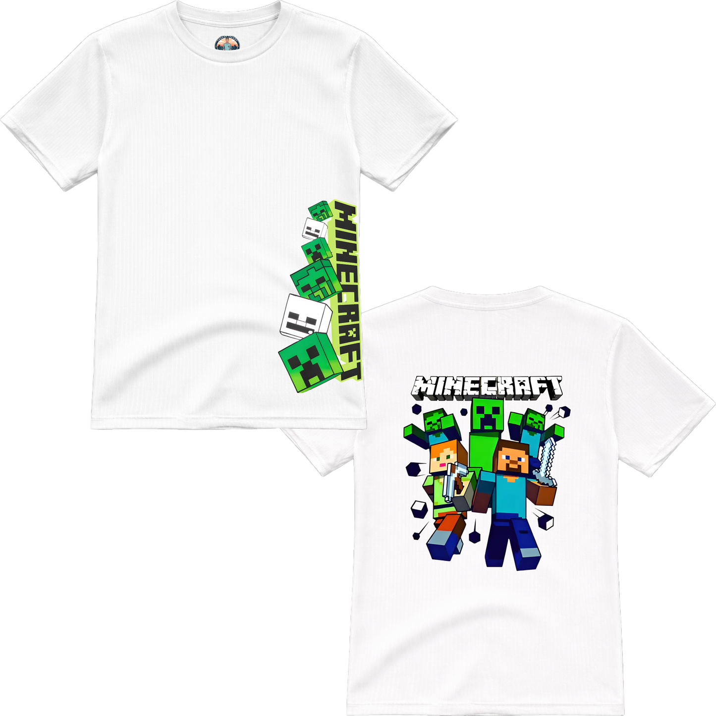 Mincraft 2 Front Back Premium T-Shirt