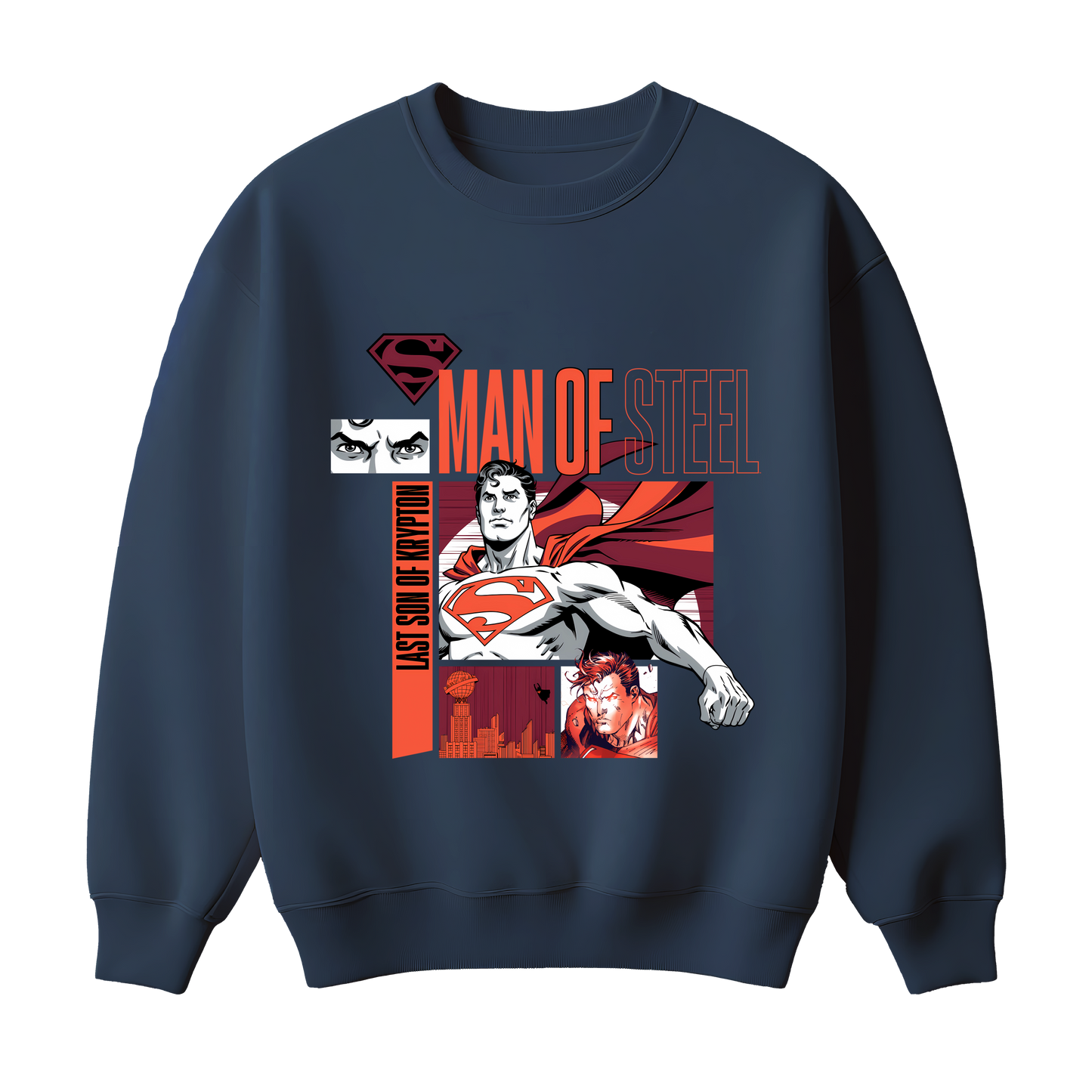 Superman Man of Steel Kids Sweatshirt