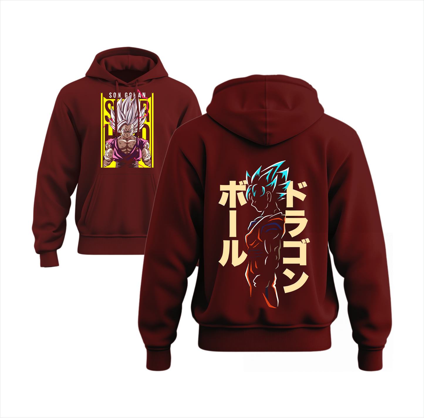 Dragon Ball Front & Back Hoodie for Boys