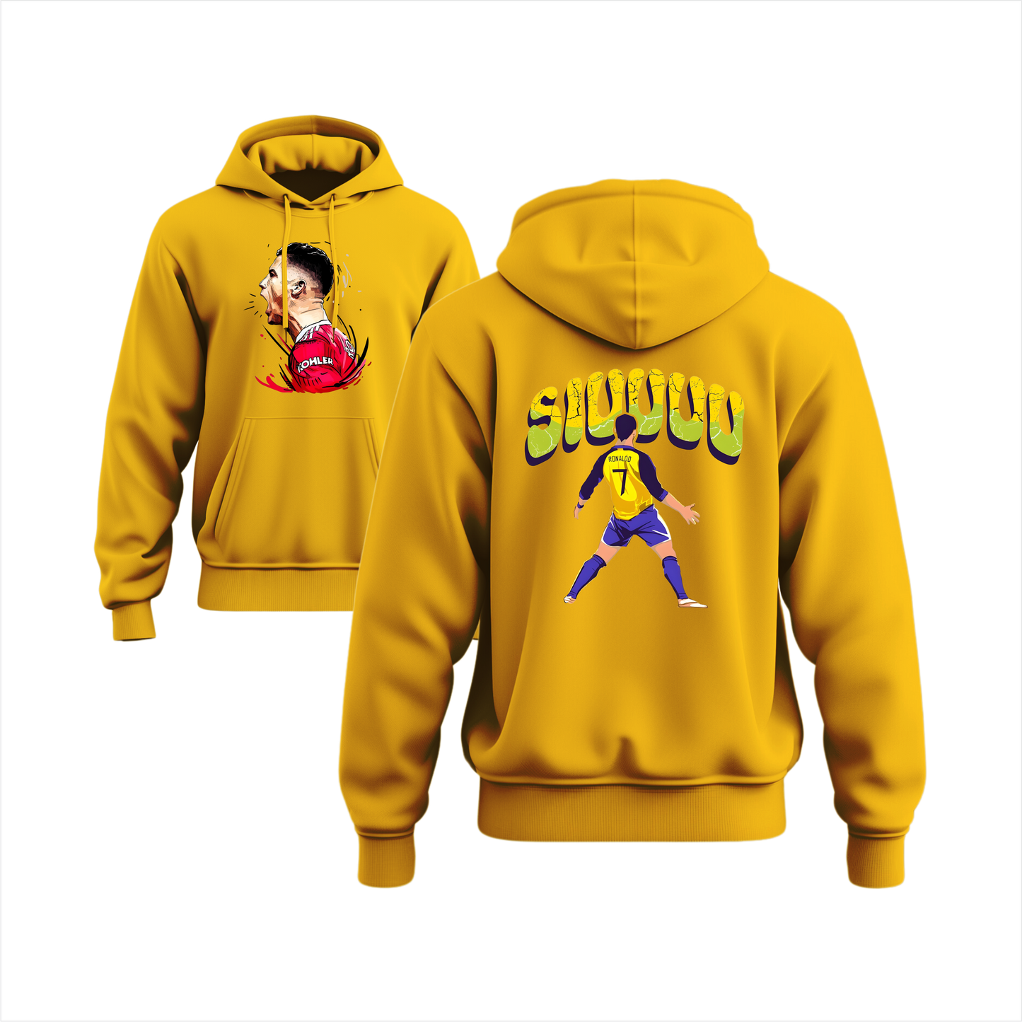 Ronaldo Siuuu Boys Hodie Front & Back