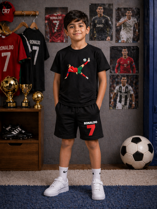 Ronaldo Back Fiip 7 Shorts Set