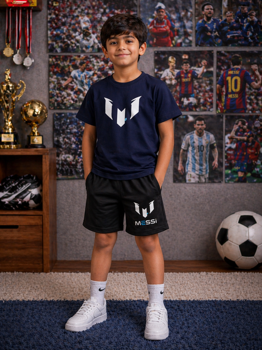 Messi Logo Shorts Set