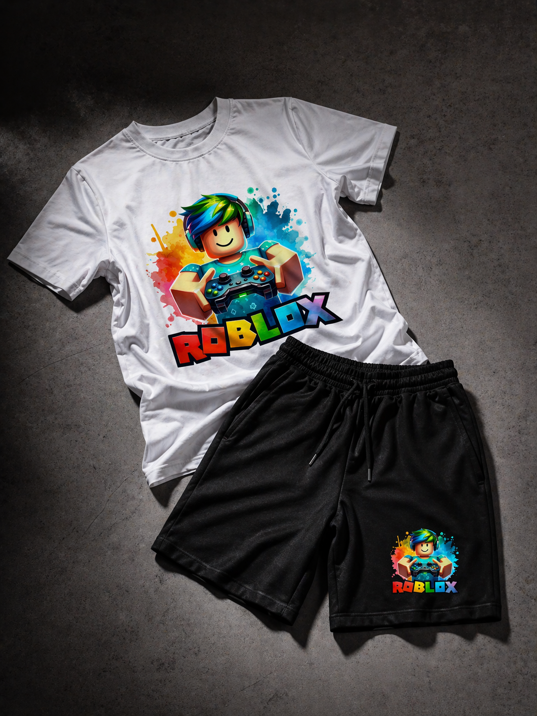 Roblox Colors Shorts Set
