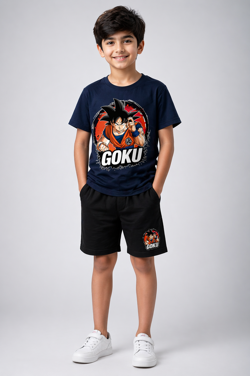 Goku Boys Shorts Set