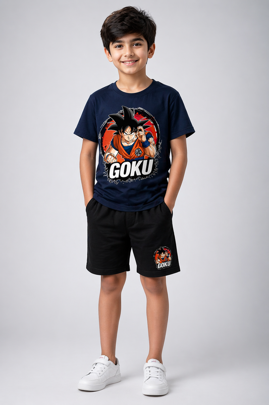 Goku Boys Shorts Set