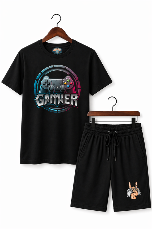 Gamer Boys Shorts Set