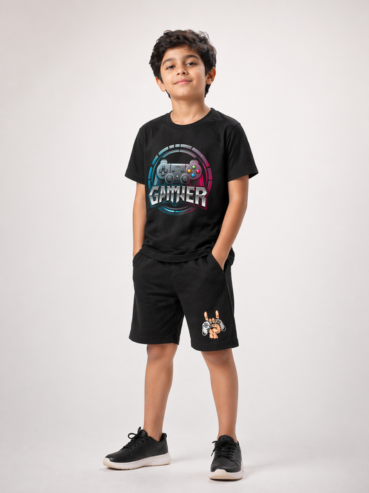 Gamer Boys Shorts Set