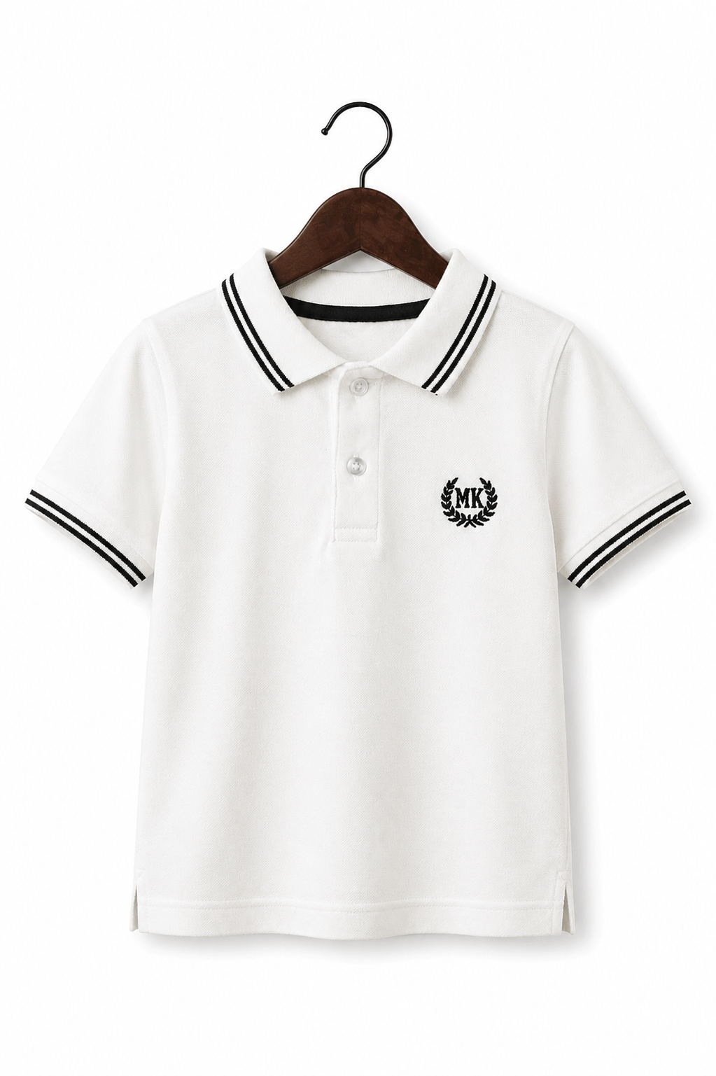 Boys White Premium POLO Shirt