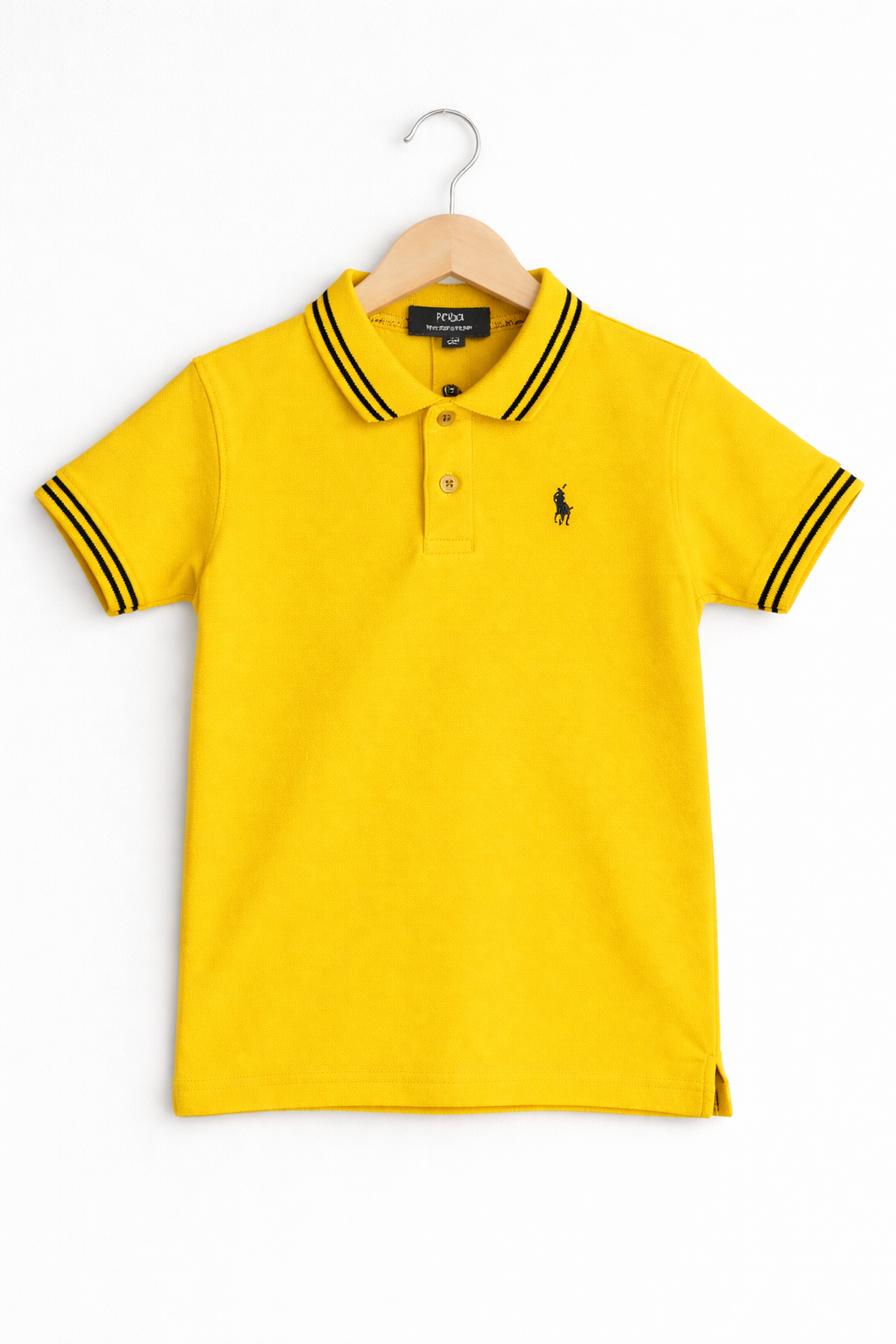 Boys Yellow Premium POLO Shirt