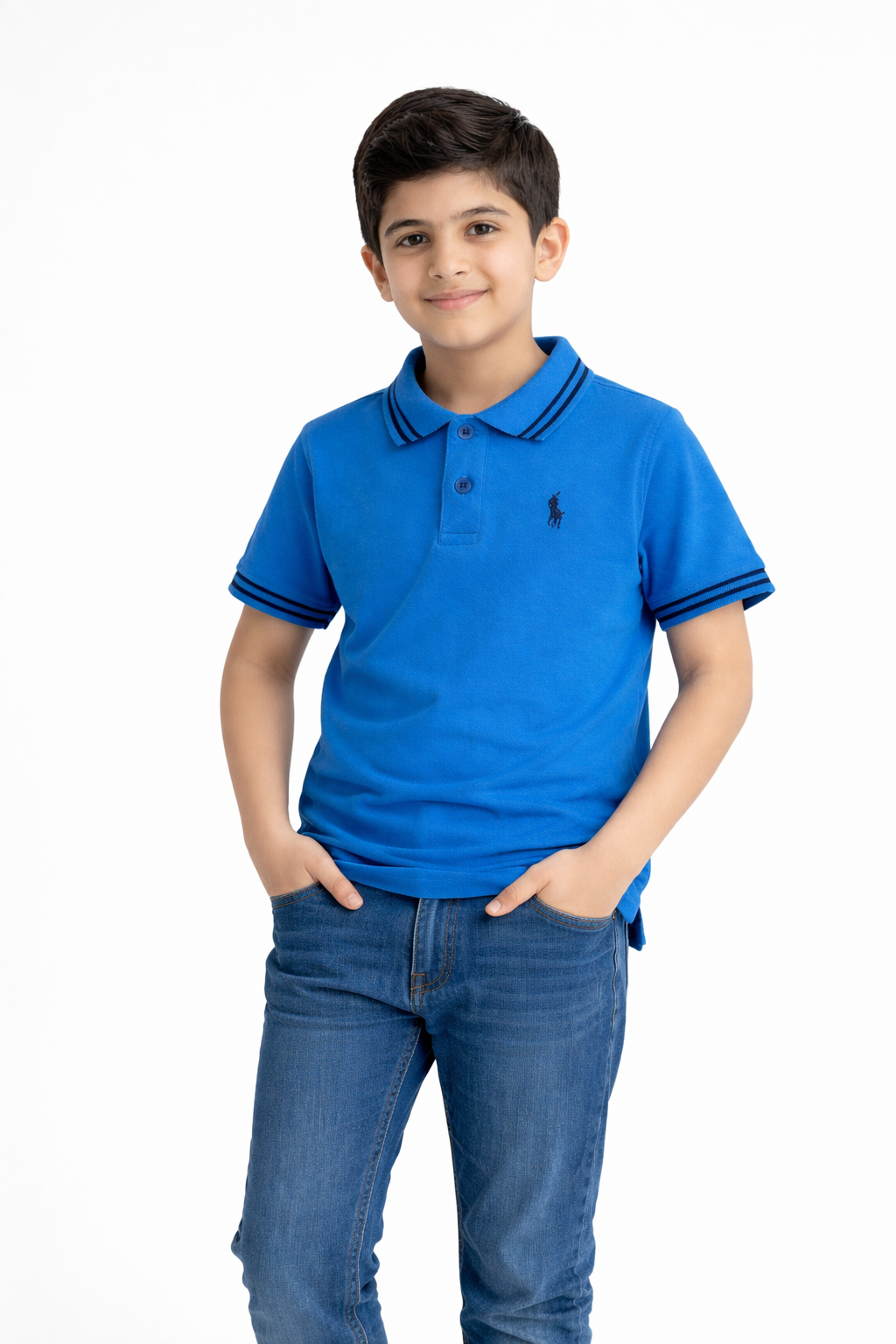 Boys Blue Premium POLO Shirt