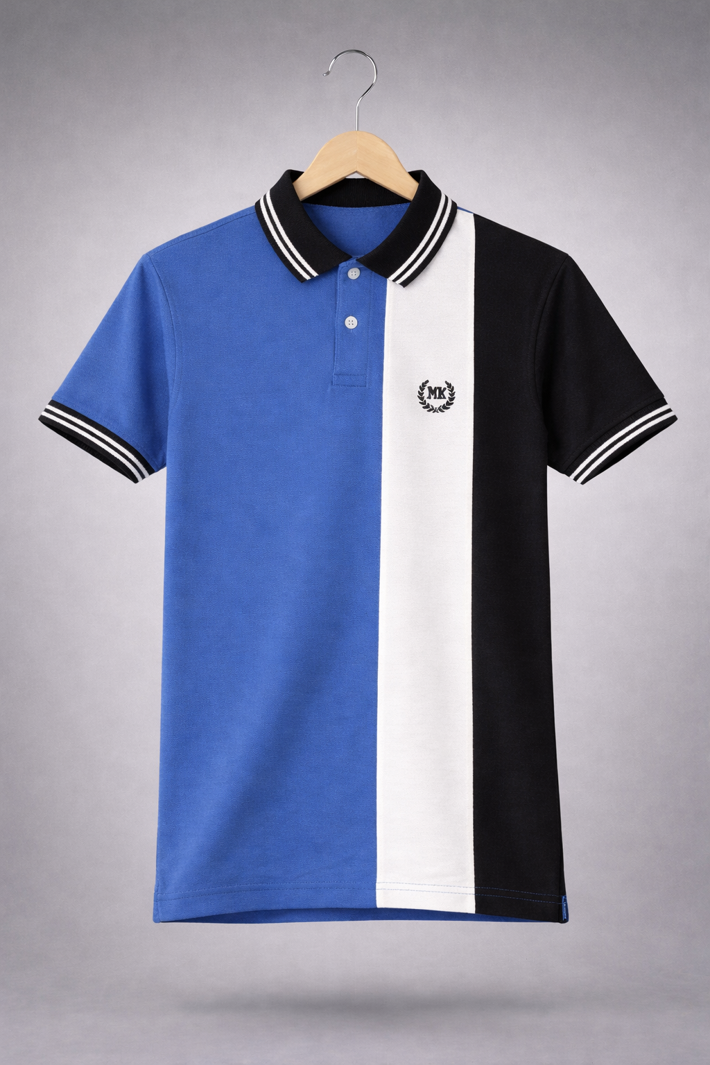 Boys BlueBlack Strip Premium POLO Shirt