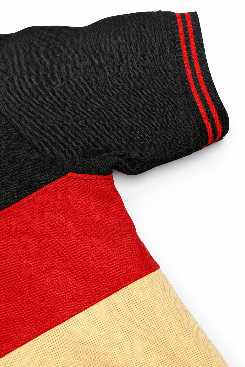 Boys Offwhite Black Strip Premium POLO Shirt