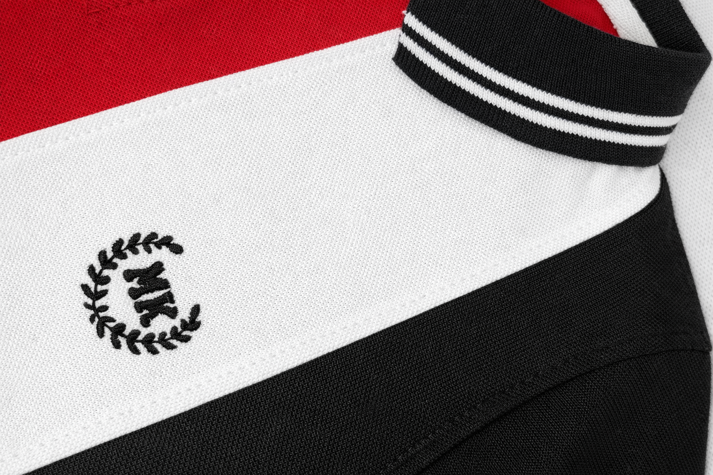 Boys Red Black Strip Premium POLO Shirt