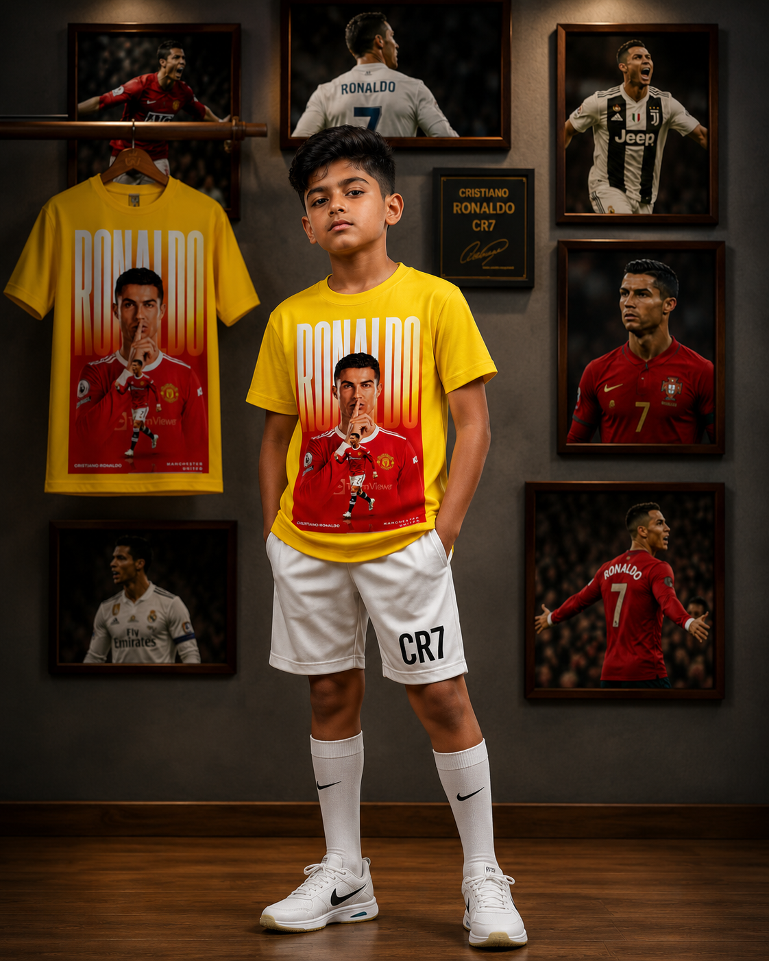Ronaldo Signature Yellow/White Set