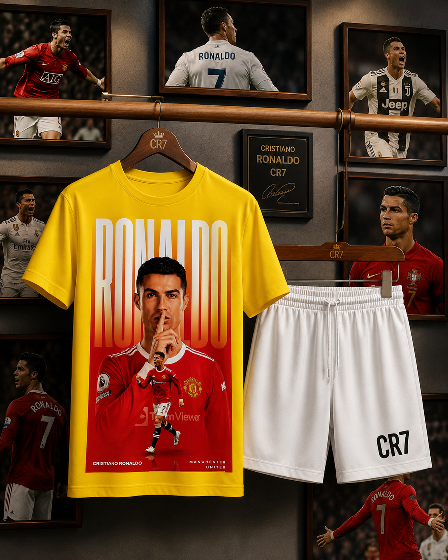 Ronaldo Signature Yellow/White Set