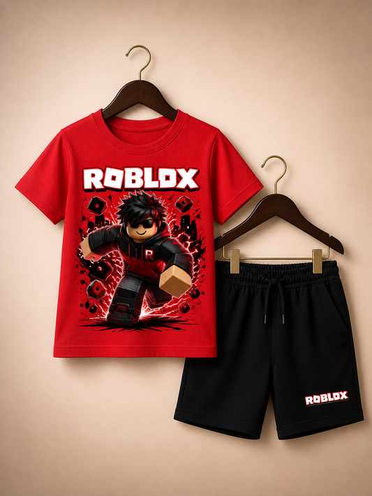 Roblox Furious Boys Shorts Set