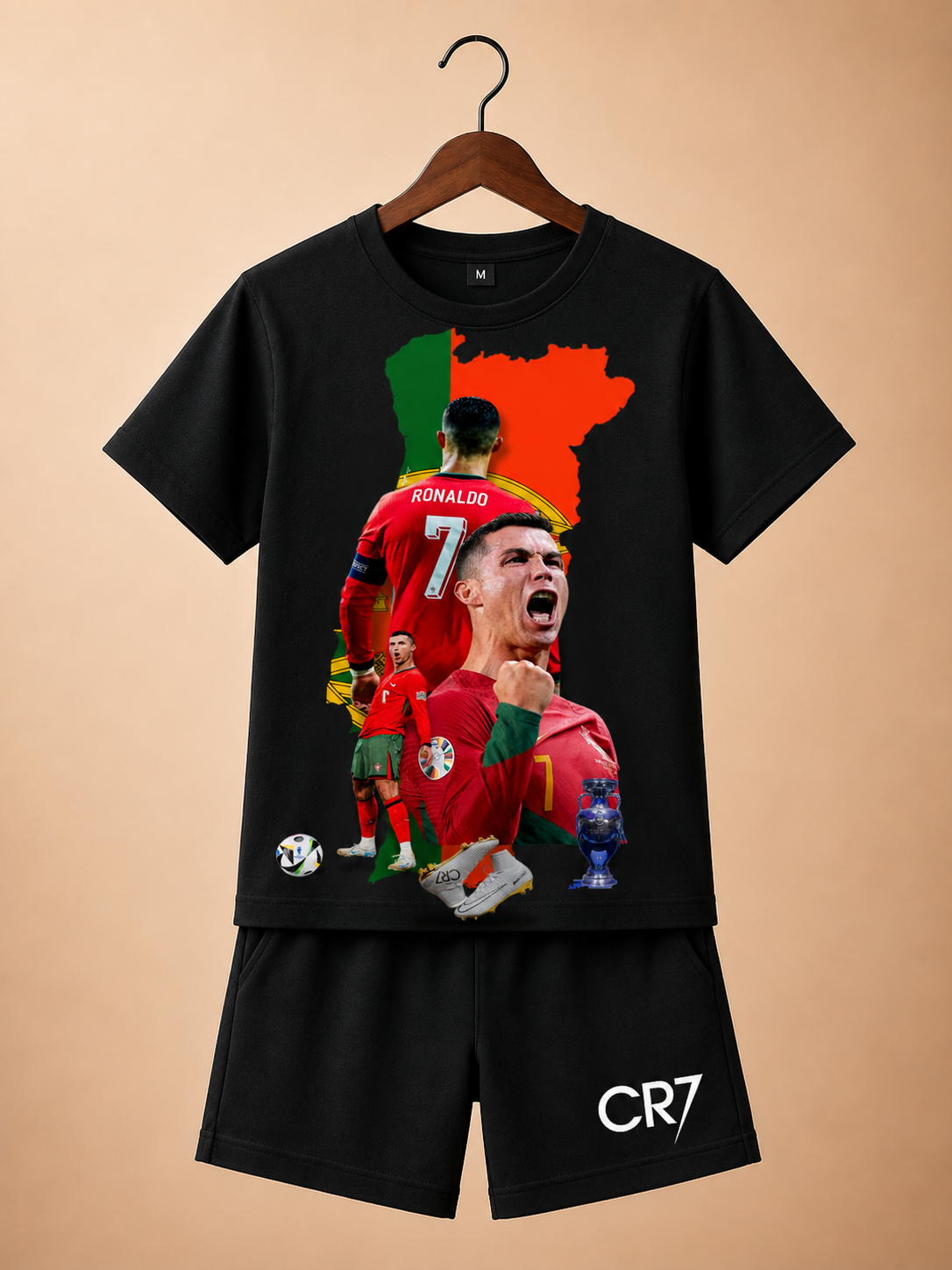 Ronaldo Portugal Legendary Shorts Set
